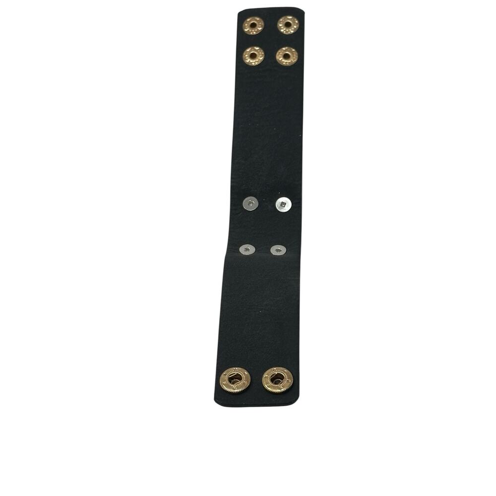 Fashion Jewelry black & Gold Ring Accent Bracelet - Picture 5 of 8